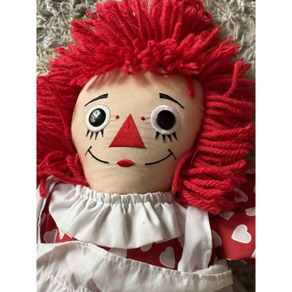 Vtg Raggedy Ann 20" Doll I Love You - Picture 2 of 7